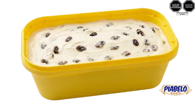 Helado Ron con Pasas 5L (Especial) marca Piabelo - Cubetas 5L Especial