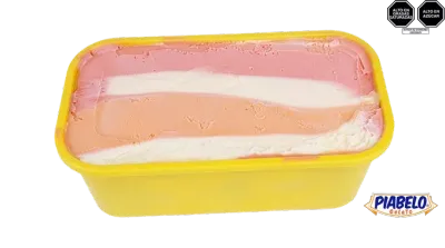 Helado Tres Sabores 5L marca Piabelo - Cubetas 5L