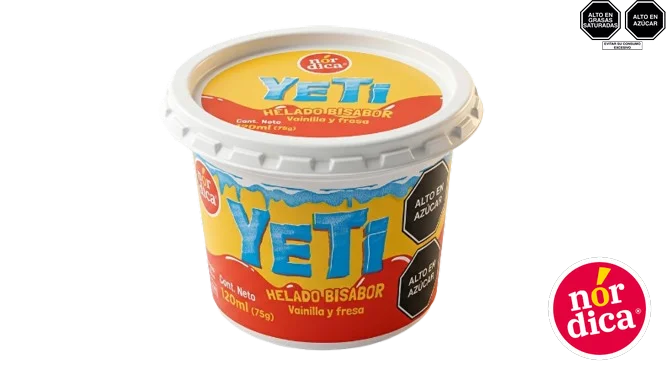 Vasito Yeti Vainilla-Fresa