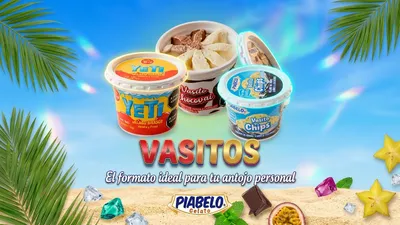 Vasitos de helado personales Piabelo - El snack perfecto