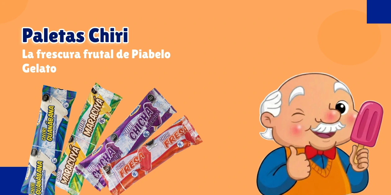 Imagen representativa del artículo: Chupetes de Agua Chiri: La frescura frutal de Piabelo Gelato - Helados Piabelo